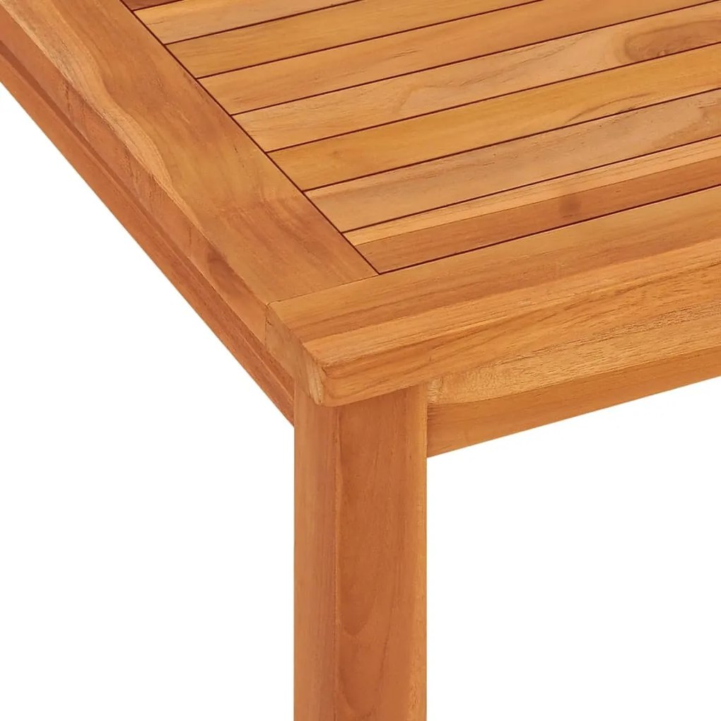 Set da Pranzo da Giardino 7 pz in Legno Massello di Teak