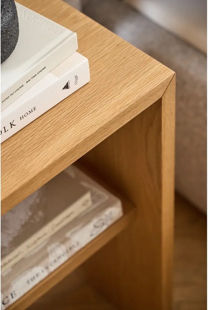 Comodino in colore naturale con effetto rovere Arlon - Actona