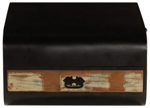 Baule in Legno Massello di Recupero 60x60x35 cm