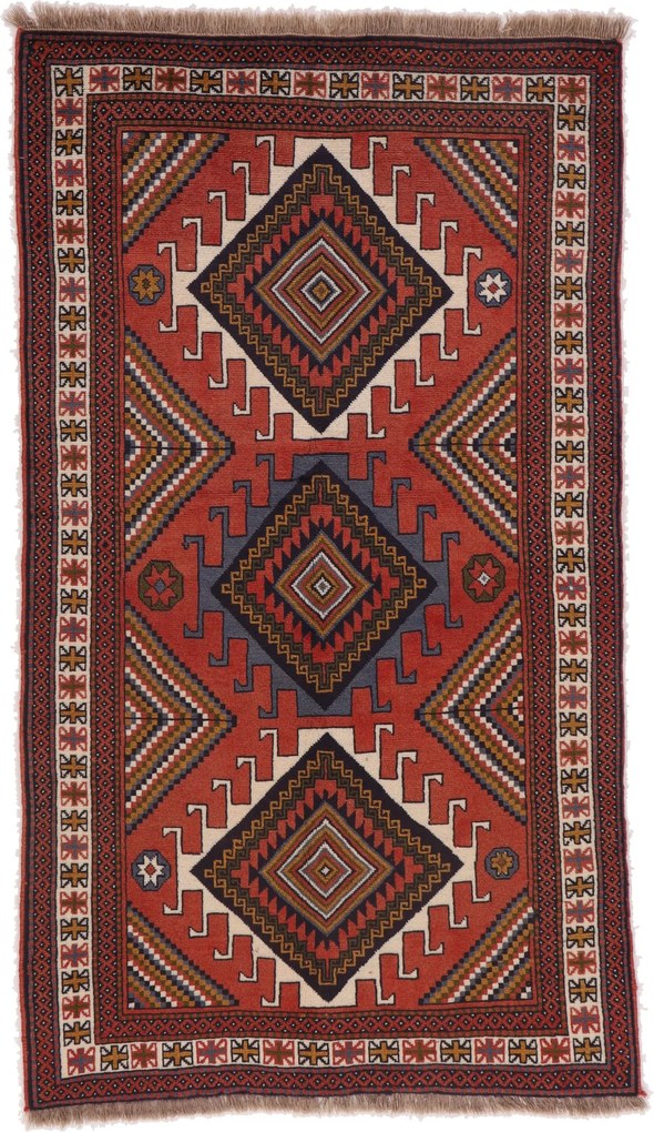 Tappeto persiano 200x110 (Iran) Annodato A Mano
