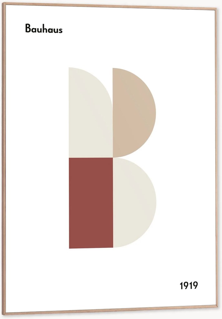 Stampa digitale incorniciata Bauhaus Capital