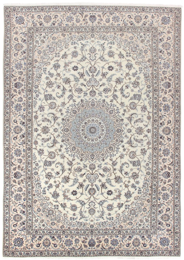 Nain Tappeto 370 x 250 (Iran) Annodato A Mano