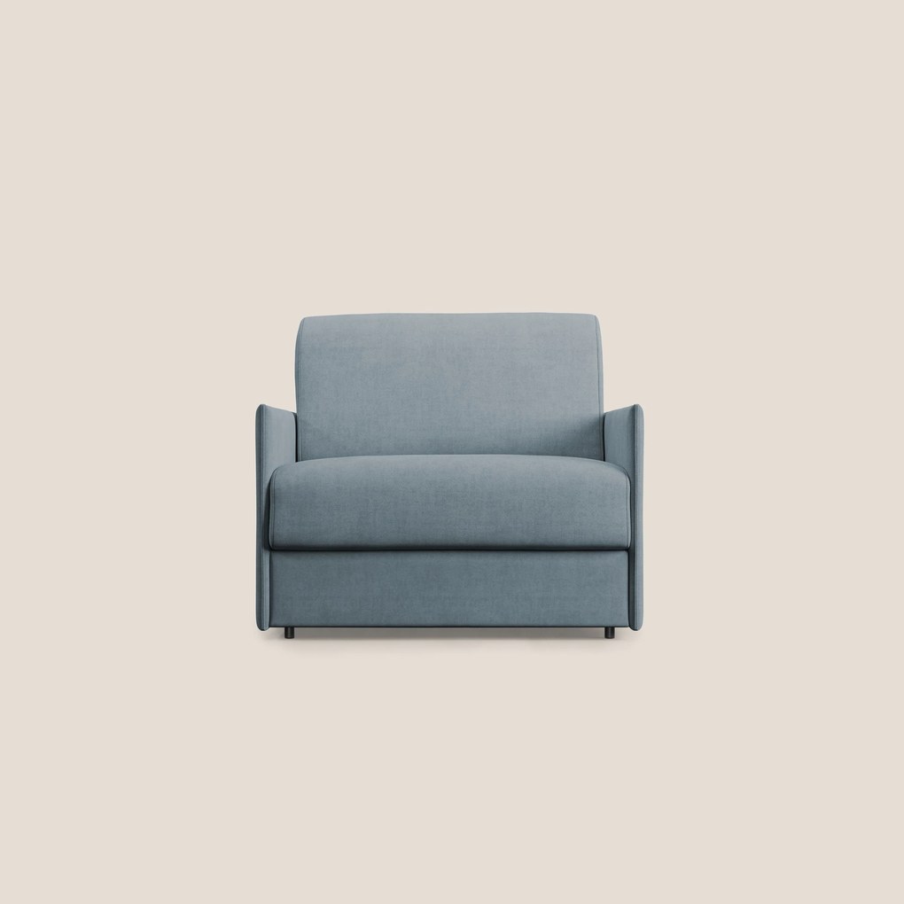 Evans poltrona letto in morbido tessuto impermeabile T02