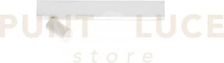 Applique a parete led oriented bianca 1 luce attacco gu10 + led 8w ...