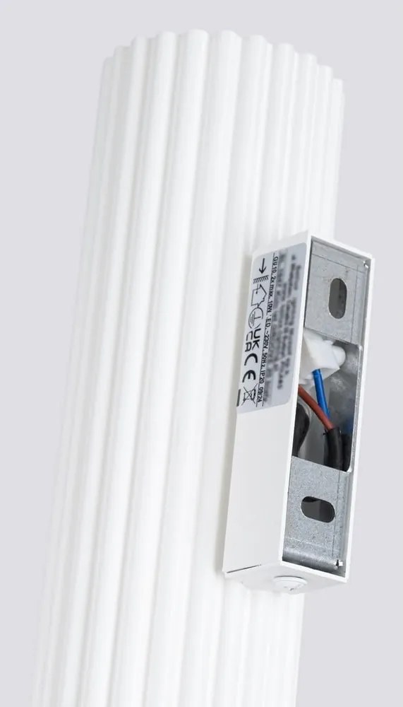 Lampada da parete bianca Gleam – Sollux