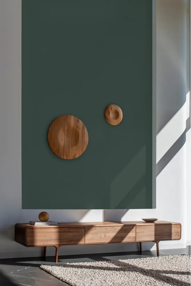 Mobile TV marrone in noce massiccio 220x45x45 cm Fawn – Gazzda