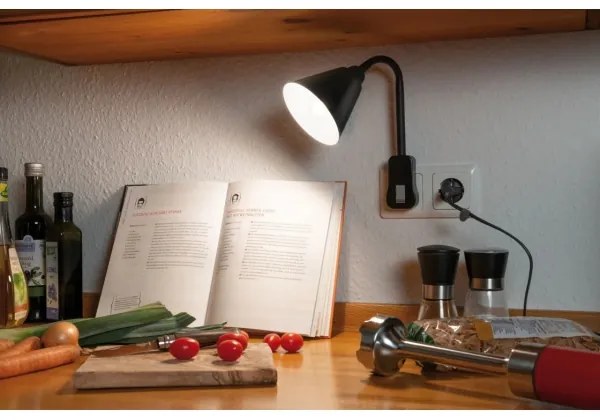 Paulmann 95427 - 1xE14/20W Applique JUNUS con spina integrata 230V