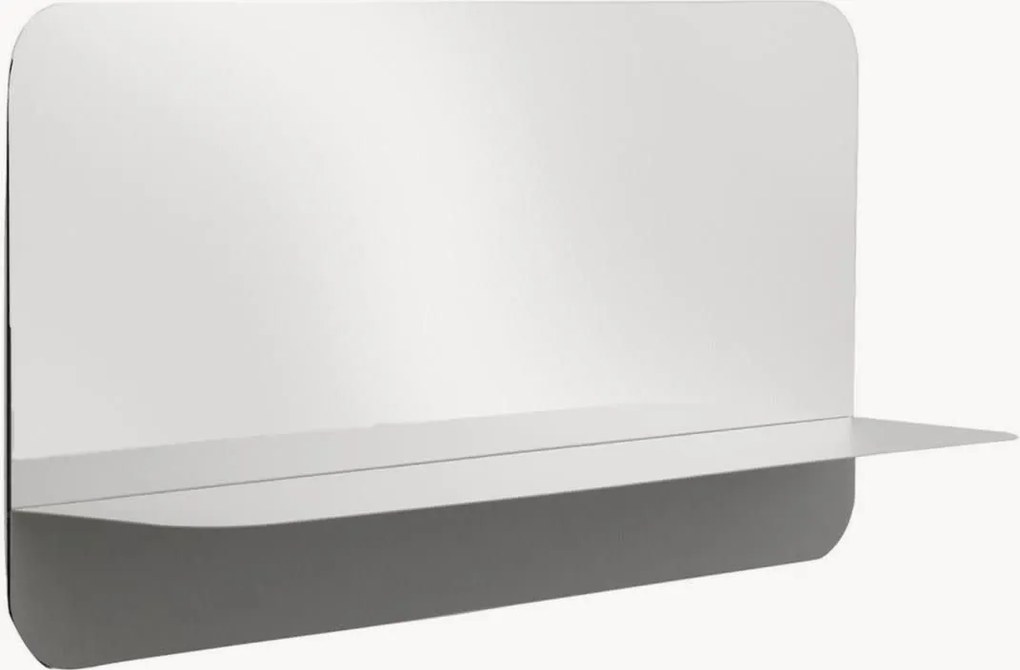 Specchio da parete con mensola Horizon
