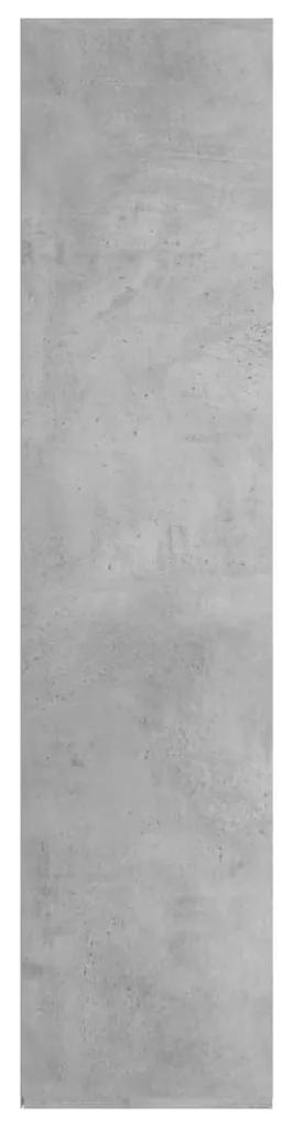 Libreria/credenza grigio cemento 66x30x130 cm in truciolato