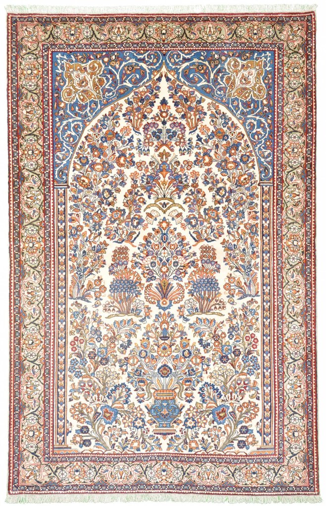 Sarouk Tappeto persiano 210x130 Beige (Iran) Annodato A Mano