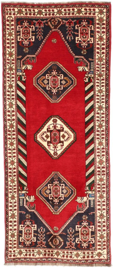 Gashghai Tappeto 80 x 200 (Iran) Annodato A Mano