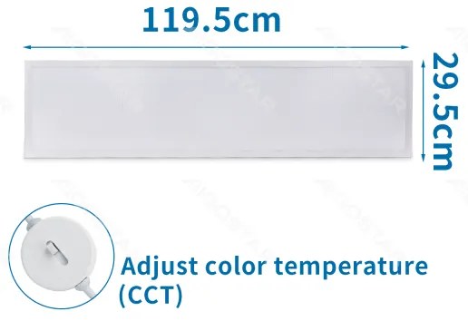 Pannello led 120 x 30 retroilluminato 32W CCT da 3000 a 6500K 3840 lumen (ULTIMI DISPONIBILI - N°4)