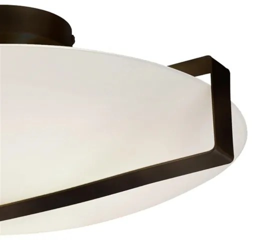 Searchlight 73990-3BK - SUNDIAL Lampada da soffitto a 3 luci 3xE27/40W/230V nera