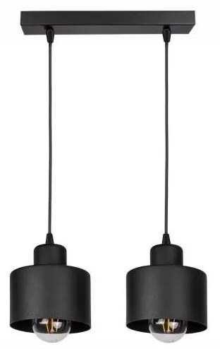 Lampadario a sospensione con filo BODO 2xE27/60W/230V