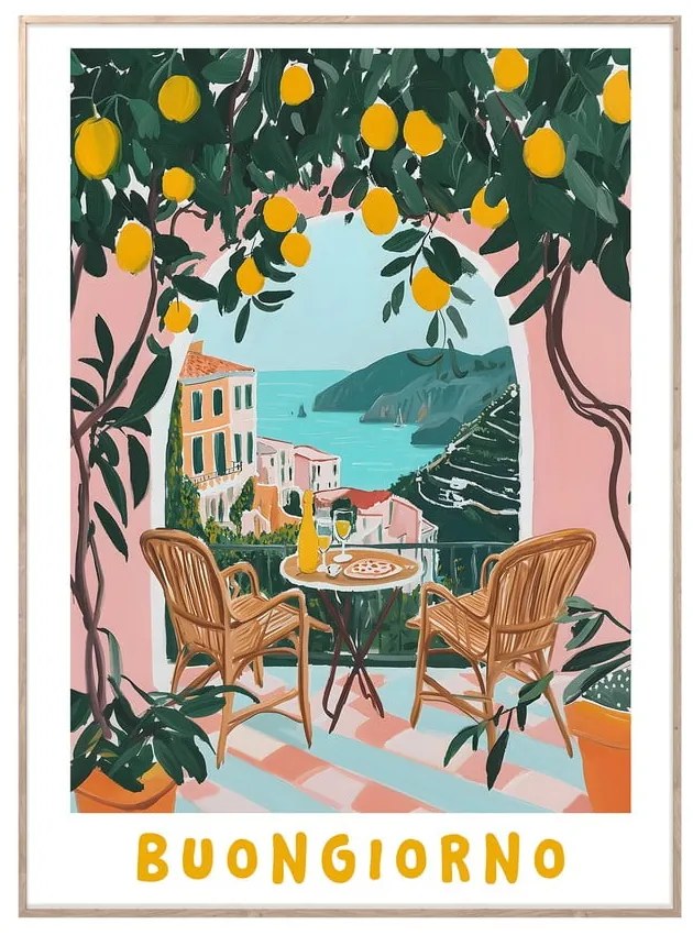 Dipinto 50x70 cm Balcony I – Styler