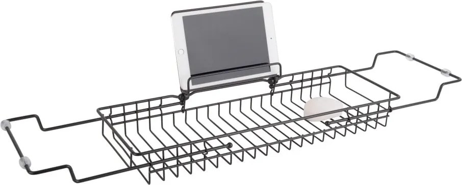 Supporto per vasca regolabile in metallo nero, 61 - 86 cm - PT LIVING