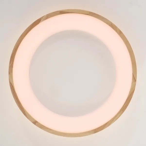 Brilagi-LED Plafoniera FALCON WOOD LED/40W/230V 3000/4000/6000K 60 cm legno