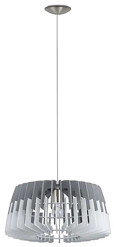 Eglo 32826 - Lampadario ARTANA 1xE27/60W/230V grigio 480mm