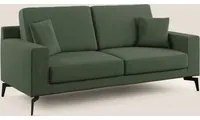 Divano 2 Posti 166x95x91 cm in Tessuto Verde