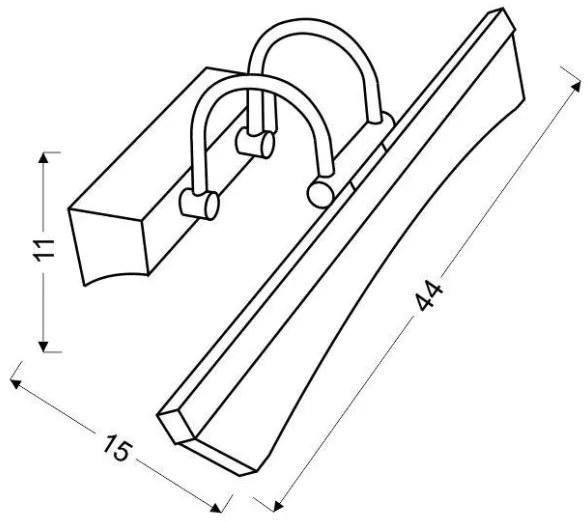 Illuminazione a LED per specchi GLORY LED/7W/230V