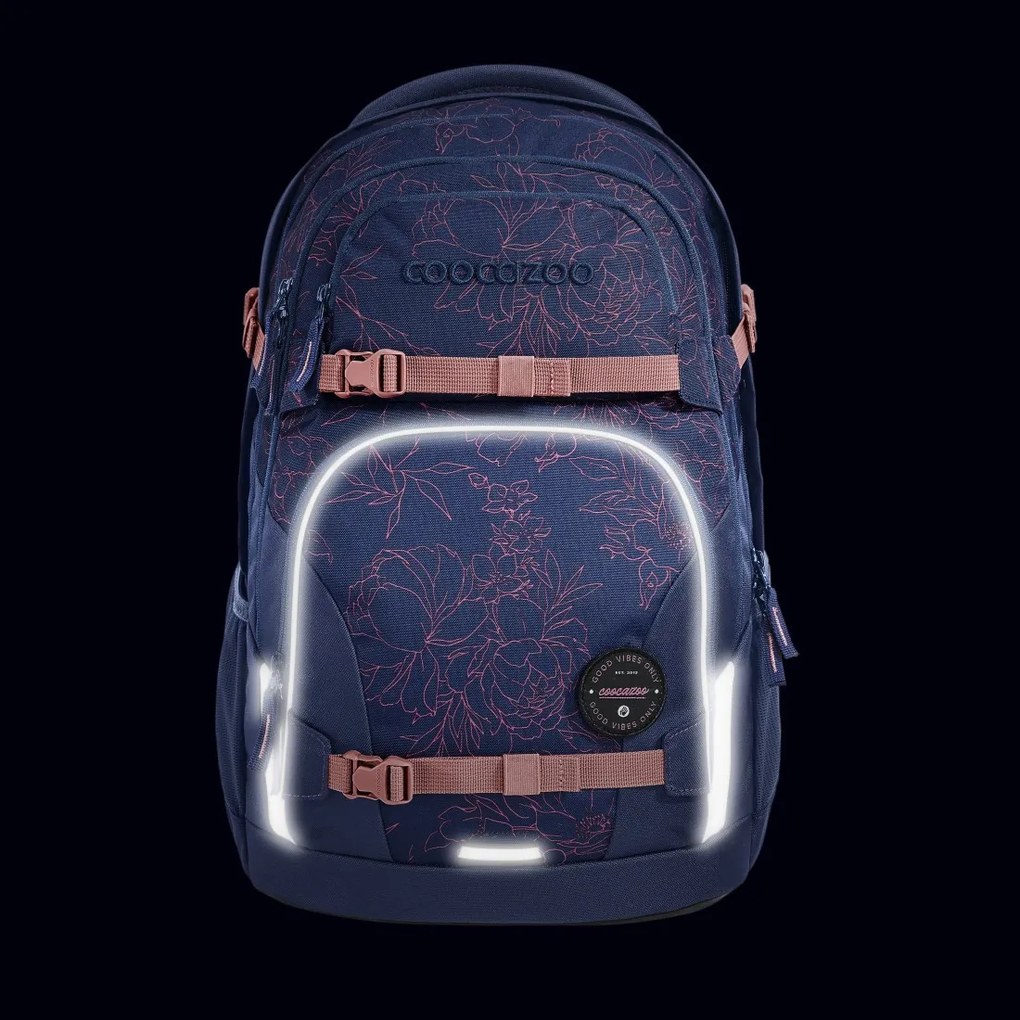 Zaino scuola coocazoo PORTER, Sweet Rose, certificato AGR