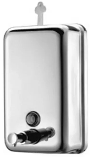 Distributore sapone liquido a parete 1200 ml in acciaio inox satinato