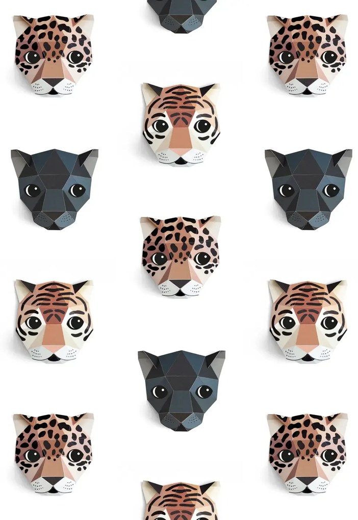Studio Ditte Tapete Panthera - White
