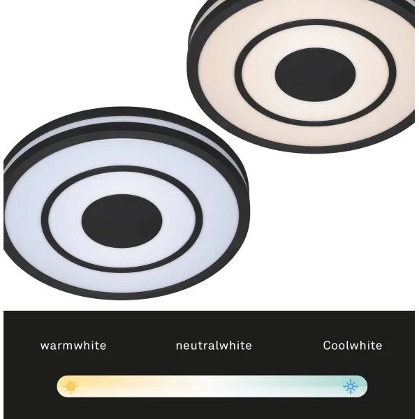 Briloner - Plafoniera LED dimmerabile RIPPLE LED/24W/230V 3000-6500K + +TC