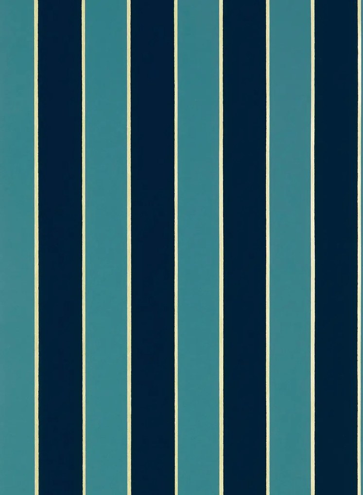 Osborne & Little Tapete Regency Stripe - Peacock