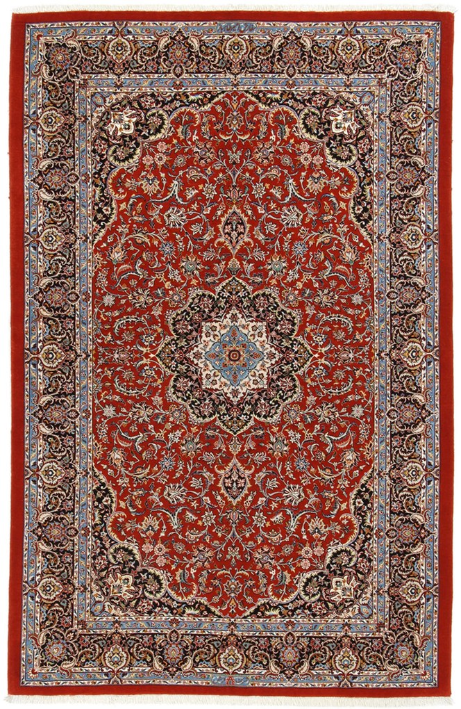 Ghom Tappeto persiano 140x220 (Iran) Annodato A Mano