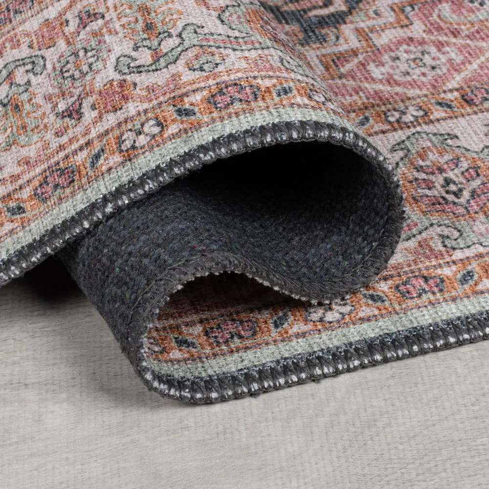 Passatoia rosa lavabile 60x230 cm Briony Traditional – Flair Rugs
