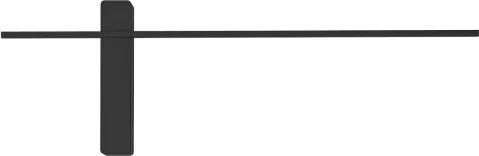 Open Design OR85068 - Applique da parete LED BENE, 7W/230V, 62 cm, nera