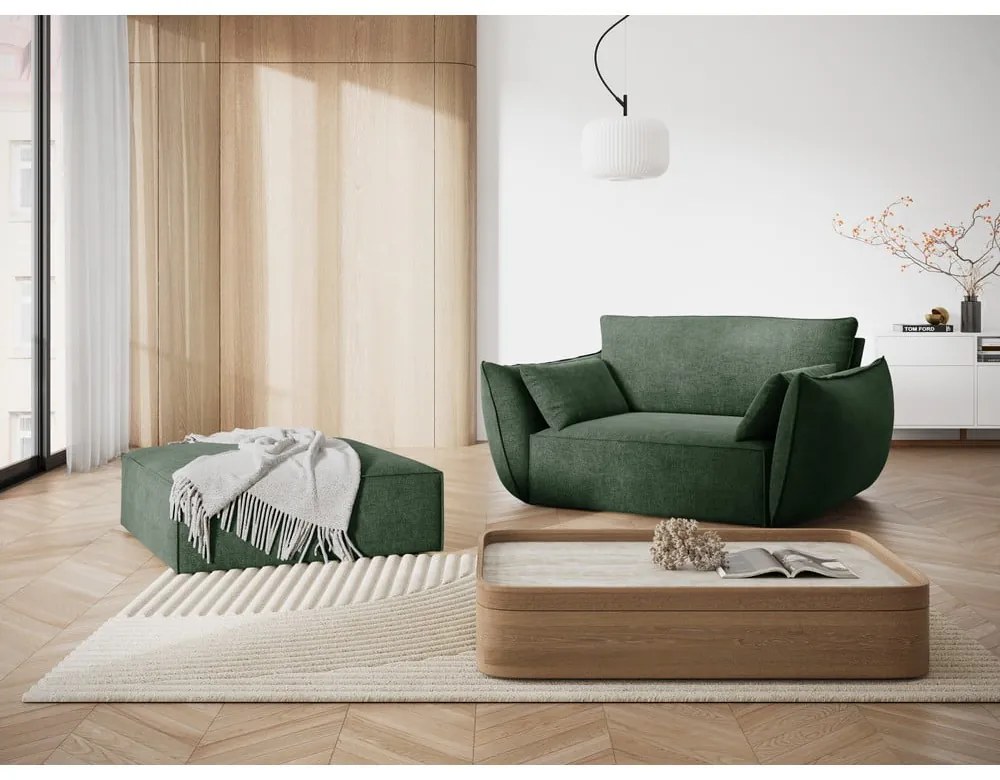 Poltrona verde scuro Vanda - Mazzini Sofas