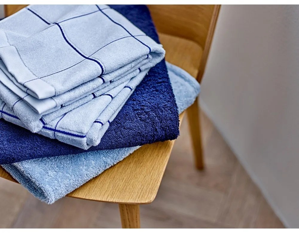 Asciugamano tipo terry blu scuro in cotone 50x100 cm Comfort – Södahl