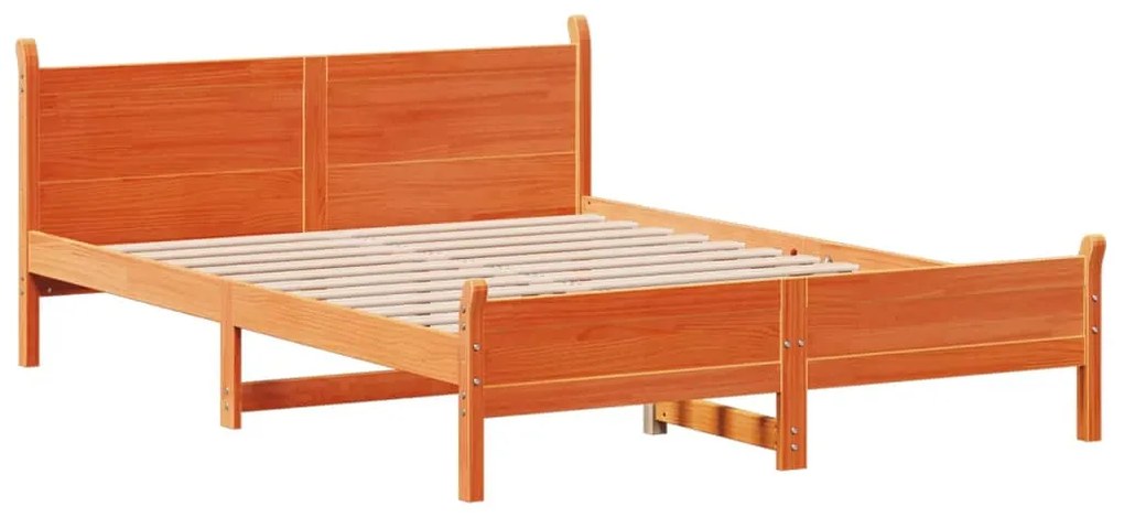 Letto senza materasso marrone cera 120x200 cm in legno di pino