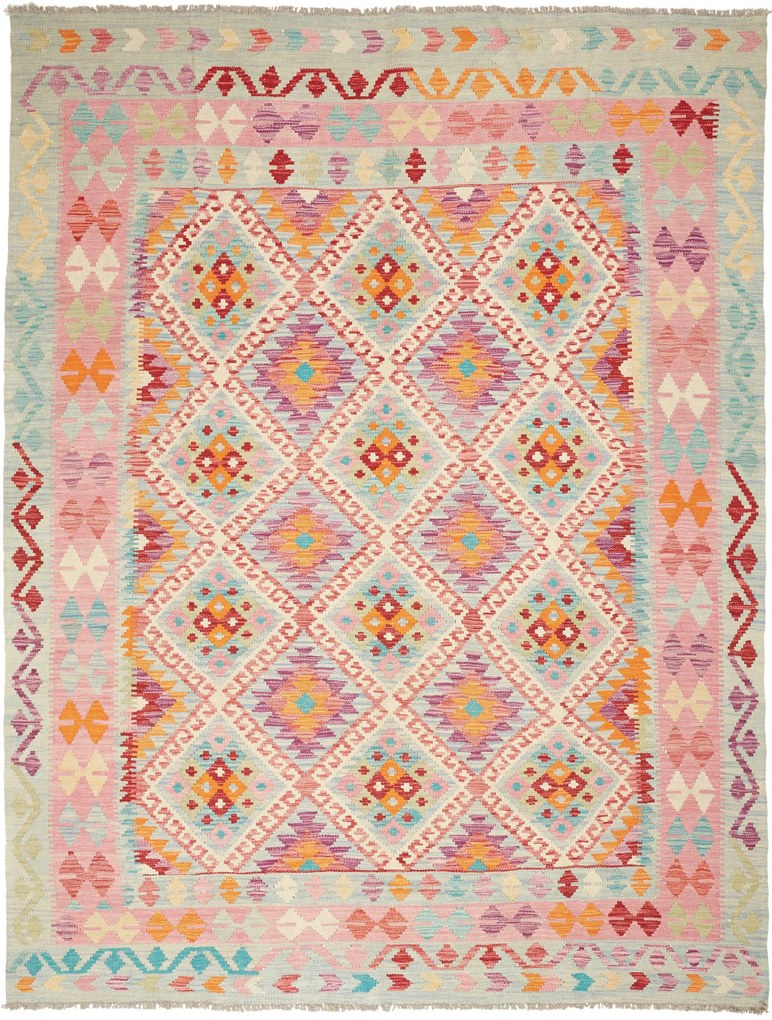 Kilim Tappeto 240x190 (Pakistan) Tessuto A Mano