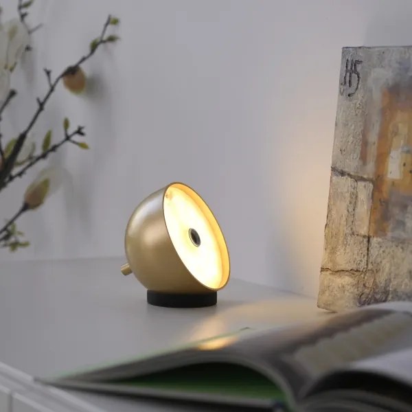 Schöner Wohnen 19244-12 - Lampada da tavolo dimmerabile a LED BELLIS LED/2,5W/5V IP54, oro