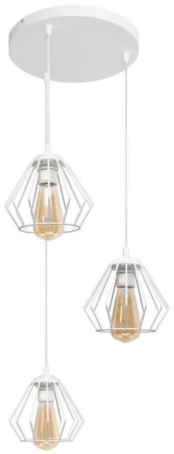 Lampadario a sospensione con filo AGAT 3xE27/15W/230V