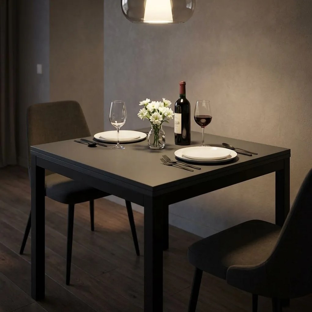 HERA - tavolo da pranzo allungabile quadrato