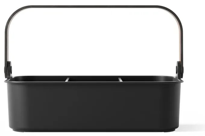 Organizer da bagno nero in plastica riciclata Bellwood - Umbra