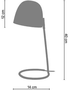 Tosel  Lampade d’ufficio Lampada da scrivania tondo metallo alluminio  Tosel