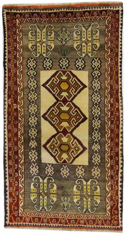Gashghai Tappeto persiano 210 x 110 Beige (Iran) Annodato A Mano