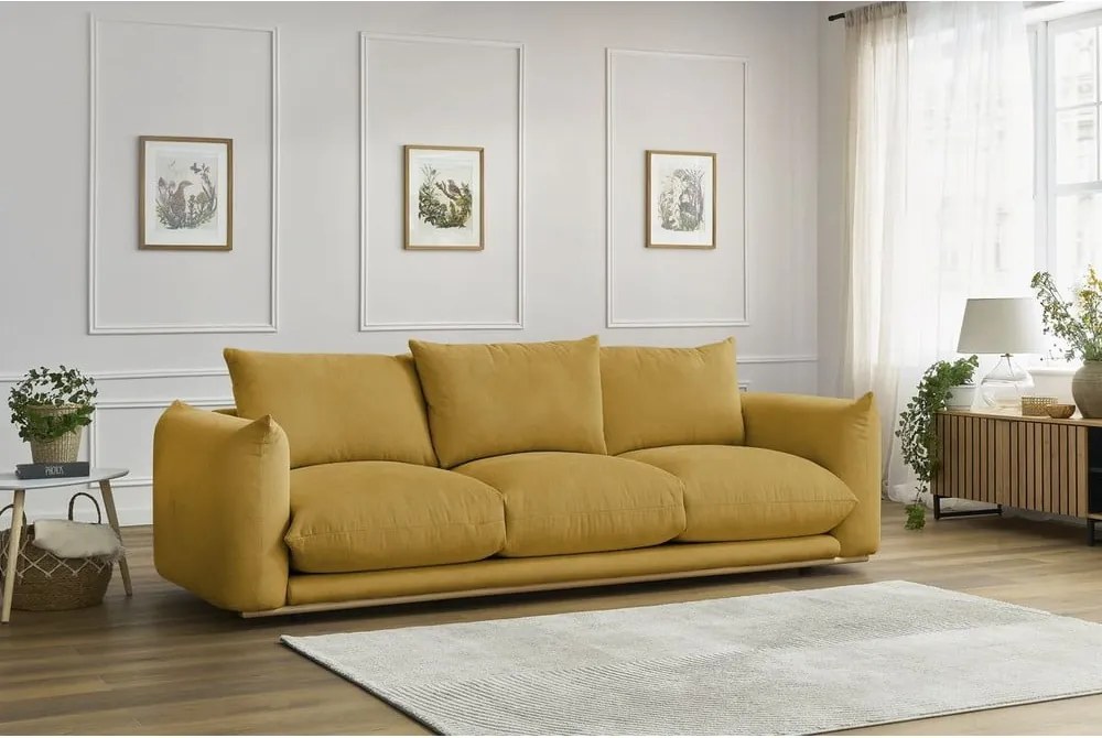 Divano giallo 265 cm Ernest – Bobochic Paris