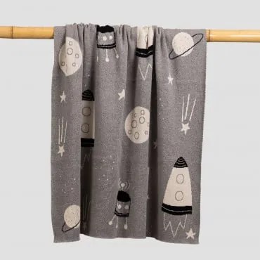 Coperta In Cotone Dabyd Kids Grigio - Sklum