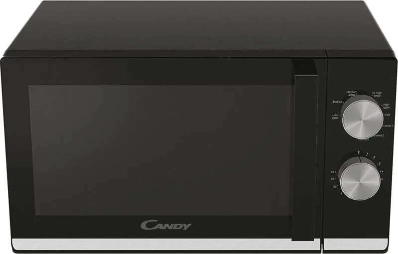 Candy - Moderna Forno a Microonde con Grill, 20 Litri, 700W, 6 Livelli di Potenza, Funzione Defrost, Timer e Segnale di Fine Cottura, App hOn, Libera