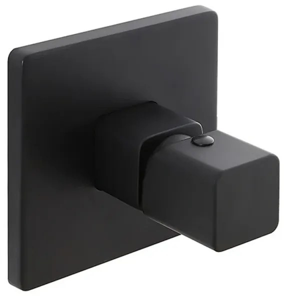 Miscelatore doccia ad incasso in ottone color nero opaco completo di corpo a muro Lotus