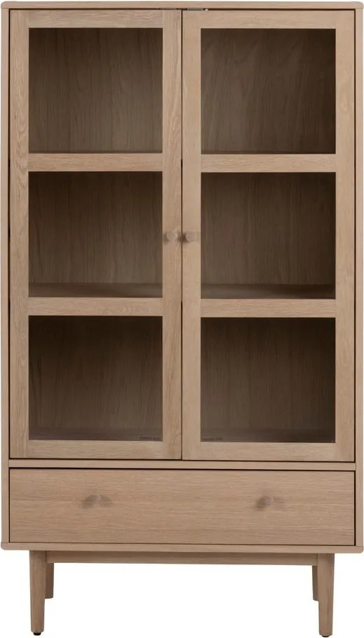 Vetrina in rovere 80x145 cm Aston - Actona