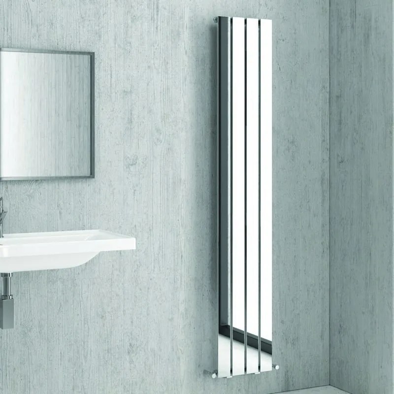 Kamalu - termoarredo radiatore bagno 180x30cm con elementi piatti modello kam-370