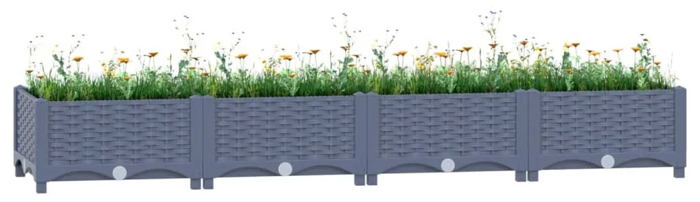 Fioriera Rialzata 160x40x23 Cm İn Polipropilene /