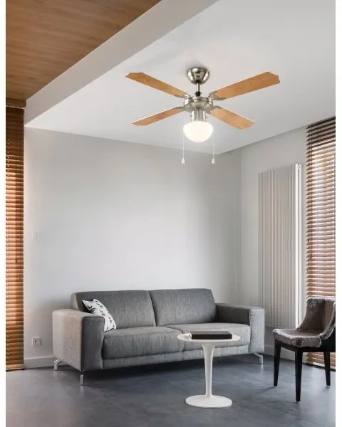 Eglo 56035 - Ventilatore da soffitto LED 1xE27/4,9W/230V Ø 106,6 cm